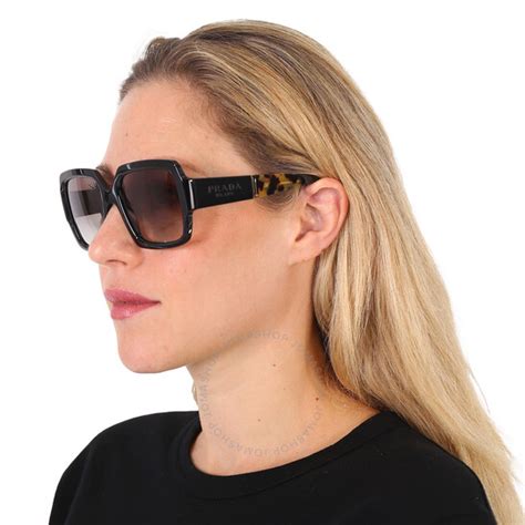 Prada Grey Gradient Square Ladies Sunglasses PR 21XS 